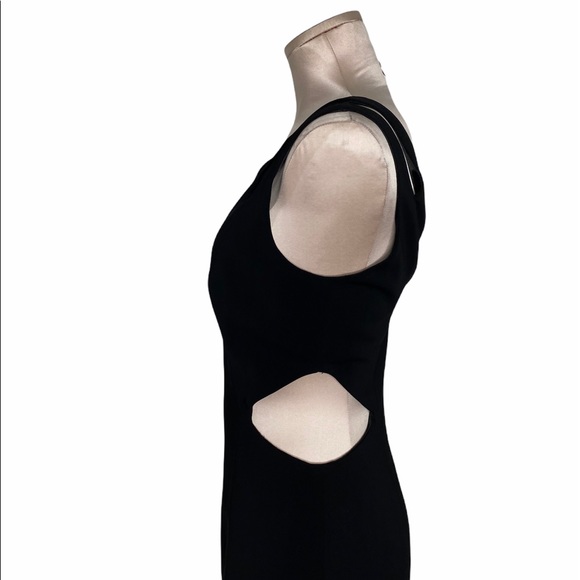 Jay Godfrey Black Cutout Mini Cocktail Dress Sz 8 - Picture 6 of 9